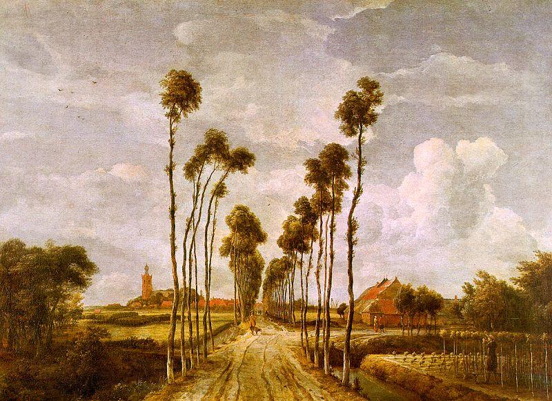 Meindert Hobbema Avenue at Middleharnis Norge oil painting art